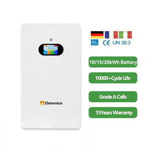 Batería montada en la pared de ciclo profundo Lifepo4 Paquete de batería 51,2 V 200ah 10Kwh CAN2.0/RS485 Comunicación fuera de la red Baterías de energía solar - Product Image 1