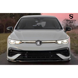 Pare-chocs de voiture, accessoires de voiture pour Volkswagen <span class=keywords><strong>Golf</strong></span> <span class=keywords><strong>8</strong></span> au style R, y compris le pare-chocs avant et arrière avec calandre, jupes latérales - Product Image 1