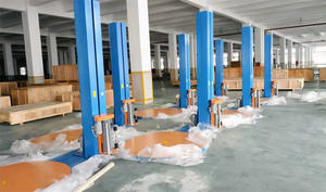 Halbautomat ische Paletten-Stretch folien wickel maschine/CE Halbautomat ische elektrische Plattenspieler-Stretch folien verpackungs maschine - Product Image 5