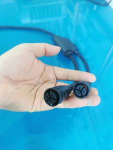 M16 Y型スプリッター防水1 ~ 2ピンワイヤ15A電流300V電圧PVC材料銅接点配線用ハーネス - Product Image 3