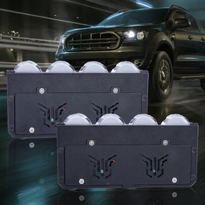 ไฟสปอร์ตไลท์รถยนต์ LED 110W 12V 24V 6000K 3000K ไฟขับรถอเนกประสงค์ เลนส์โปรเจคเตอร์ 4 ดวง ไฟกระจังหน้า LED - Product Image 2