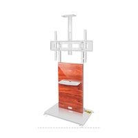 Abletop et Desktop Tv Stands Mount Support latéral de moniteur de téléphone réglable pour ordinateur portable et chariot de moniteur