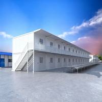Fabricants de constructeurs sur mesure Hôtel-Applicable Petite maison modulaire préfabriquée Villa Maisons en conteneur Panneau sandwich en acier