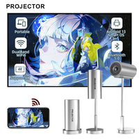 Proyector de Cine en Casa con Enfoque Eléctrico OEM de Fábrica, Android 13 Mini HD 720P Video 4K, Proyector LCD para Exteriores