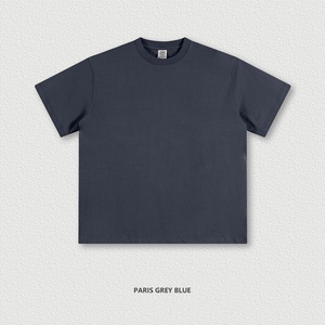 Nouvelle mode à la mode marque surdimensionné ample décontracté été T-Shirt hommes basique à manches courtes imprimé lavé T-shirt - Product Image 1