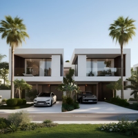 Maison duplex modulaire en acier moderne, étanche, alimentée à l'énergie solaire, préfabriquée pour villa, appartement, hôtel