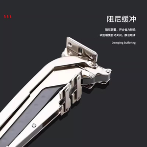 Silent Damping Buffer Sliding Hinge for Closet Cabinets and <b>Corner</b> Doors-Flat Design Hardware Accessories - Product Image 5