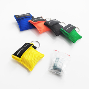 RCP desechable para máscara de protección de barrera Dispositivos de primeros auxilios Bolsa de emergencia con máscara de entrenamiento de rescate para respuesta inicial - Product Image 1
