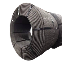 Fil d'acier à haute résistance ASTM A416 1860 MPa 12,7 mm à haute teneur en carbone pour béton précontraint 7 brins