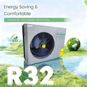 フォランシ 13.2kw フルDCインバーター EVI 低温空気熱源空気/水一体型 高効率 エネルギー等級A+++ ホテル屋外用 - Product Image 3