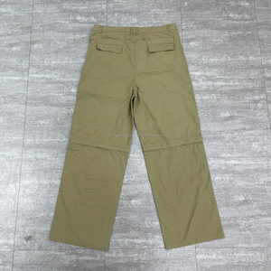 מכנסי טרנינג רחבים מבד ריפסטופ מכותנה בהתאמה אישית של גואנגג'ואו שאנגשאנג, מכנסי ריצה קז'ואל עם אבני חן, מכנסי טרנינג ניתקים, מכנסי קרגו טקטיים - Product Image 3