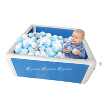 Offre Spéciale Drop Stitch Forte Dur Grande Taille Bleu Piscine Piscine Gonflable Carrée Pour Adulte enfants bébé