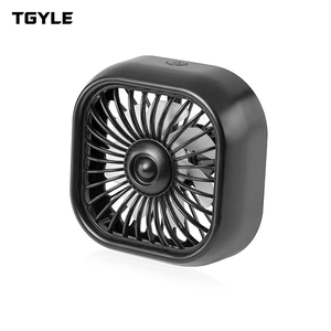 Ventilador de Refrigeración para Automóvil con Rotación de 360 Grados, 3 Velocidades Ajustables, Ventilación de Aire, <span class=keywords><strong>Amplificador</strong></span> USB de 5V, Ventilador de Refrigeración con Luz para Automóvil, Camioneta, Camión - Product Image 1