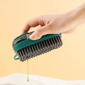Household Multi-purpose Shoe Brush Automatic Liquid Discharge Clean Brush Laundry Clothing Soap Scrubbing Brush