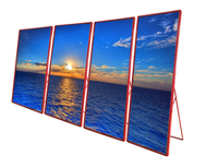 Outdoor P2 Pavimenti In Piedi di Smart Digital Video Pubblicità Schermo Led Poster Display a led cornice del display led poster display