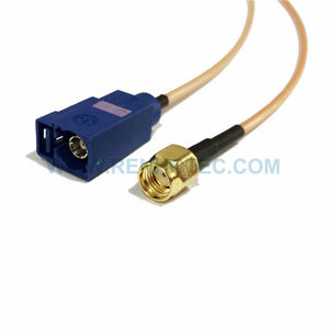 Conector Macho Fakra C de 4+2 Pines a Conector Macho RP SMA con Cable Pigtail para Radio DAB+ al por Mayor - Product Image 1