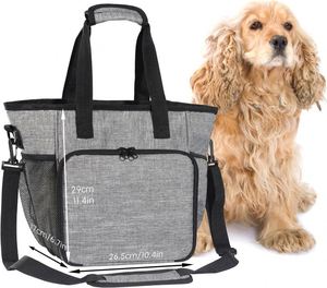Free Sample Pet Grooming Organizer <b>Bag</b>, Dog Grooming <b>Tools</b> <b>Tote</b> <b>Bag</b>, Adjustable Dog Grooming Kit Shoulder <b>Bag</b> for Pet Groomer, - Product Image 3
