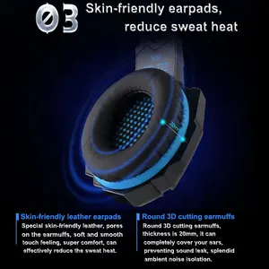 <span class=keywords><strong>Casque</strong></span> de jeu filaire <span class=keywords><strong>pour</strong></span> PC KOTION EACH G9000, stéréo, avec LED, <span class=keywords><strong>pour</strong></span> PS4 et <span class=keywords><strong>PS5</strong></span> - Product Image 4