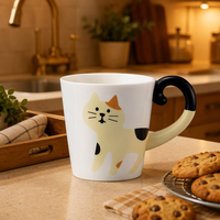 Tasse à queue de chat, tasses pour le café ou le thé