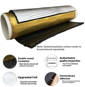 Design moderno pannello insonorizzato per auto pannelli in schiuma acustica per accessori auto termoassorbente e <span class=keywords><strong>materiale</strong></span> di isolamento acustico - Product Image 6