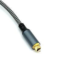 Cable de Audio de Fibra Óptica PVC Chapado en Oro al por Mayor, Adaptador Trenzado USB-C a Toslink Verde CE Macho-Macho para Uso en Computadora, 12 Meses