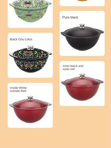 Olla Ligera de Aluminio con Tapa para Cocina, Calentamiento Rápido, Ideal para Cocinar con el Fuego Directo, Fácil de Limpiar - Product Image 4