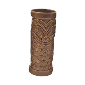 Taza <span class=keywords><strong>Tiki</strong></span>, tazas de leche de gres modernas, regalos de cerámica rústica hecha a mano, Estilo Hawaiano, tamaño y forma creativos que se pueden personalizar - Product Image 2