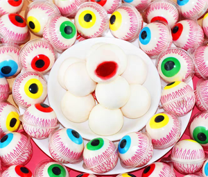 Nouvelles bonbons gélifiés halal Big 18G en forme d'œil, saveur fruitée, bonbons gélifiés éclatants en forme d'œil de pavot, fournisseur de bonbons - Product Image 6