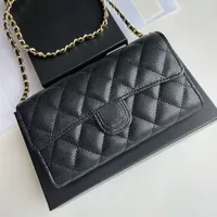 Dompet Kartu Desainer Fashion untuk Wanita, Dompet Koin Mini & Kantung Paspor Merek Mewah dengan Rantai
