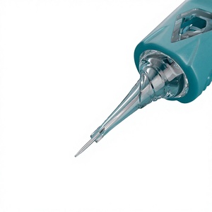 20 pièces/boîte Aiguilles de <span class=keywords><strong>tatouage</strong></span> monobloc en silicone antidérapantes <span class=keywords><strong>pour</strong></span> sourcils et cuir chevelu 12 #   10 #   Art corporel de 0,3 mm de diamètre - Product Image 2