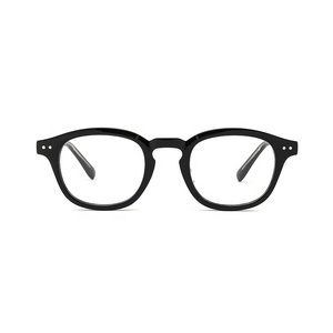 Toptan kore Retro yüksek kalite katı desen bilgisayar tarzı asetat Unisex optik okuma gözlüğü çerçeveleri - Product Image 2