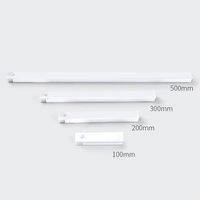 Lampu Sensor Gerak Dinding Magnetik USB Isi Ulang untuk Dalam Ruangan, Lampu Malam Sensor Gerak, Lampu LED di Bawah Kabinet, Promo Panas