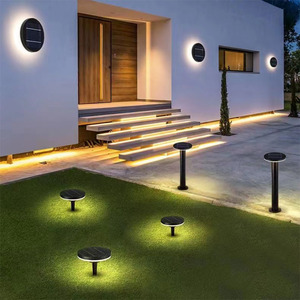 Impermeable IP65 LED de aluminio lámpara de césped al aire libre Pilar luces para jardín comunidad y Villa tierra - Product Image 2