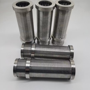 304 316 316L thép không gỉ <span class=keywords><strong>V</strong></span> bọc tốt lọc dầu lọc Wedge Dây màn hình ống - Product Image 2
