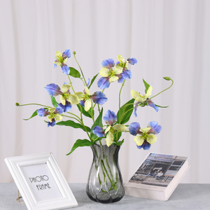 Fleur Artificielle <span class=keywords><strong>Iris</strong></span> <span class=keywords><strong>Tectorum</strong></span> Maison Fausse Fleur Décoration Bouquet De Mariée Remplissage - Product Image 4