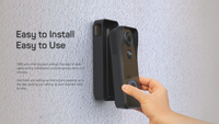 Kamera Pintu Pintar Nirkabel 5MP HD Terbaru Tahan Air IP65 Interkom Cerdas Audio Dua Arah Penyimpanan Cloud Video Doorbell