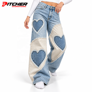 Jeans de Mezclilla Rígidos Personalizados para Mujer, Producción al por Mayor con Marca Privada para Compradores de Moda - Product Image 4
