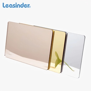 Placa de <span class=keywords><strong>espejo</strong></span> de <span class=keywords><strong>poliestireno</strong></span> con <span class=keywords><strong>espejo</strong></span> PS flexible dorado/plateado altamente reflectante - Product Image 6