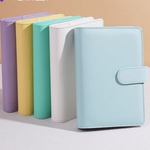 <b>A5</b> Promotion Custom Logo Advertising Trendy Insinspired Looseleaf Notebook in Pastel Shades Perfect for Gift Giving - Product Image 4
