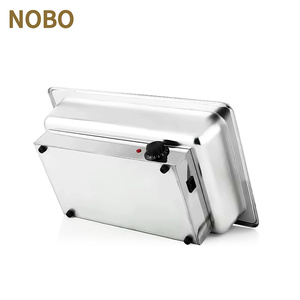 Contenitore scalda Buffet idraulico <span class=keywords><strong>elettrico</strong></span> 9L scaldabagno contenitore Buffet scaldabagno piatto per feste Catering banchetti Set - Product Image 4