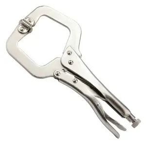 Professional Quick Release Powerful Swivel Pads C Clamp Locking Jaw Pliers Set