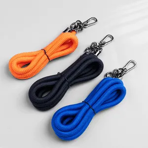 Mobile Phone Lanyard Cross-body Hanging Neck Strong Durable Nylon Rope Straps For Cell Phone Braided Diagonal Span Hanging Rope