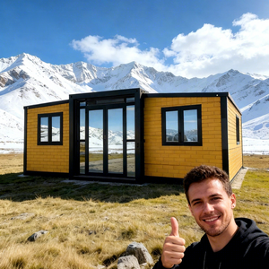 Casa Contenedor Expandible <span class=keywords><strong>de</strong></span> <span class=keywords><strong>Dos</strong></span> <span class=keywords><strong>Pisos</strong></span>, Desmontable, Pequeña, Prefabricada y Personalizada, con Doble Ala, para Vivir - Product Image 1