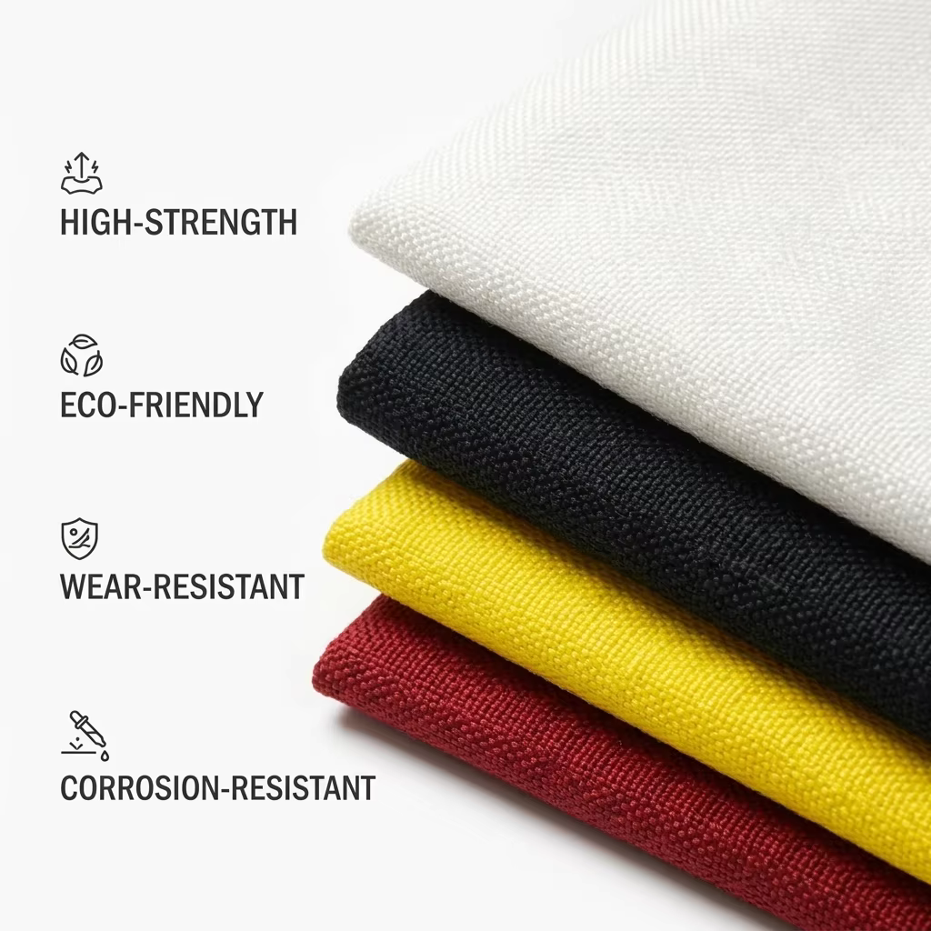 High Tenacity 420D Nylon 66 FDY Fabric Waterproof Abrasion Resistant PA66 Polyamide Fabric For Heavy Duty Bags