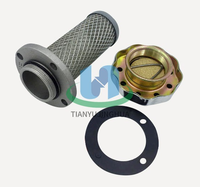 Filtre de respiration de réservoir hydraulique série EF, élément en cuivre fritté lavable, aérateur et remplisseur d'huile pour groupe hydraulique