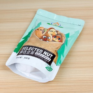 Bolsas de plástico personalizadas con su propio logotipo, recicladas, esmeriladas, con cierre hermético de PE para dulces, nueces, galletas, alimentos, bolsas de embalaje. - Product Image 4