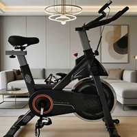 Équipement de fitness de haute qualité avec une durée de vie durable, capacité de charge de 120 kg, écran LCD, vélo de spinning