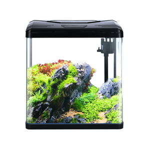 Mini sáng tạo Glass Fish Tank vừa bàn Aquarium với chất lượng cao lọc và san hô cho cá vàng xem - Product Image 1
