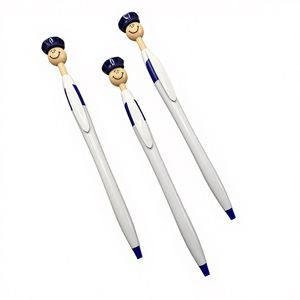 Stylo bille en plastique en forme de dessin animé avec mécanisme de poussée en forme de lance pour logo personnalisé, idéal pour la promotion - Product Image 1