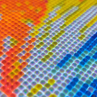 VANCY ARTS Peintures Diamantées Personnalisées 5D DIY avec Diamants Carrés en Résine, Couleurs AB Riches, 447DMC, sur Toile à Poils Courts et Bord Ondulé